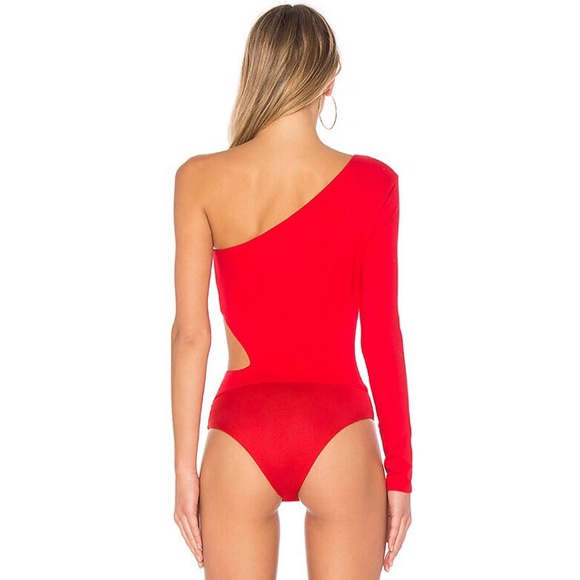 H:ours x Revolve Karly Bodysuit in Red - Picture 4 of 7